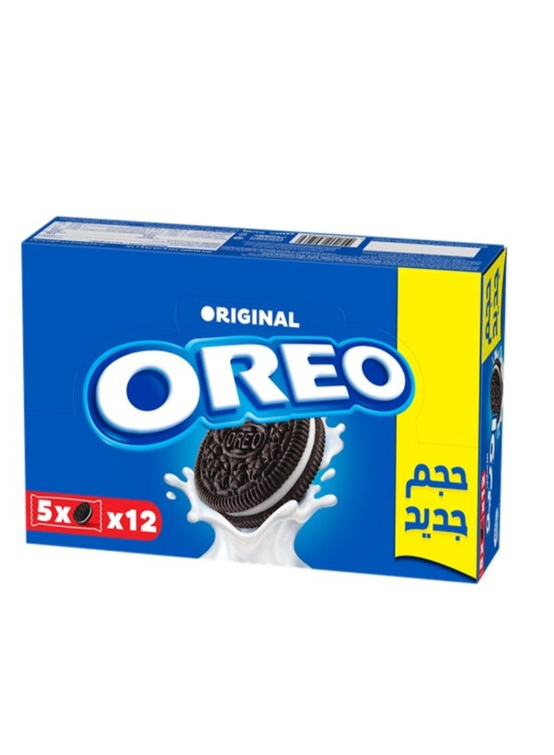أوريو بسكويت أوريو محشو بكريمة الفانيليا – 5 قطع – عبوة 12 باكيت - Image 1